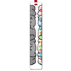 Brain Mind Psychology Idea Hearts Large Book Marks by Sapixe