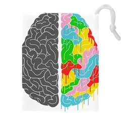 Clip Art Brain Halves Drawstring Pouch (4xl) by Sapixe