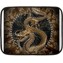 Dragon Pentagram Fleece Blanket (mini) by Sapixe