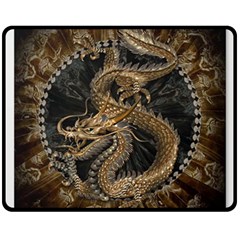 Dragon Pentagram Fleece Blanket (medium) 