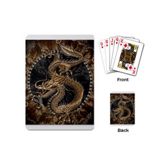 Dragon Pentagram Playing Cards Single Design (mini)