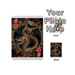 Dragon Pentagram Playing Cards 54 Designs (Mini) Front - Heart6