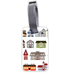 Houses Luggage Tag (one Side)