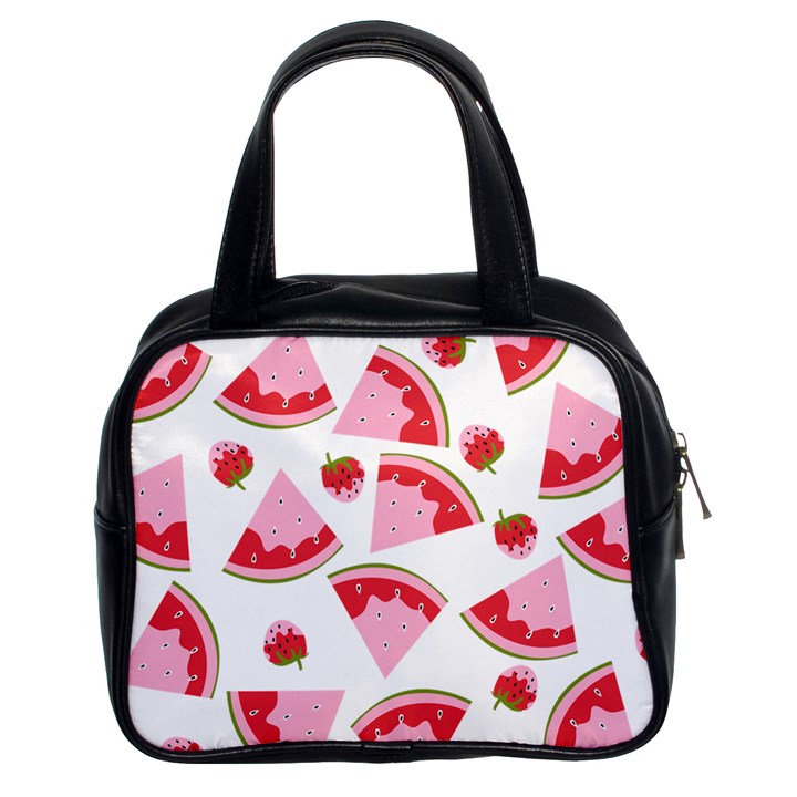 Pink Watermeloon Classic Handbag (Two Sides)
