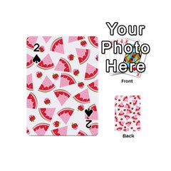 Pink Watermeloon Playing Cards 54 Designs (mini)