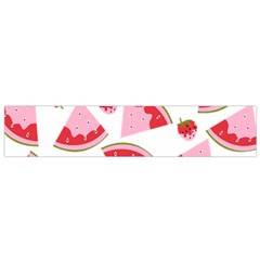 Pink Watermeloon Small Flano Scarf by Sapixe