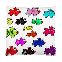 Fish Fishes Marine Life Swimming Water Standard Cushion Case (one Side) by Sapixe