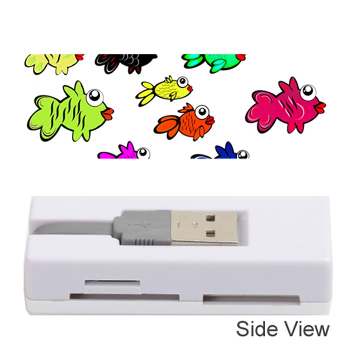 Fish Fishes Marine Life Swimming Water Memory Card Reader (Stick)