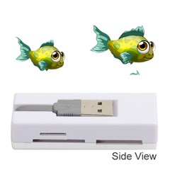 Fish Vector Green Memory Card Reader (stick)