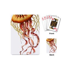 Animal Art Forms In Nature Jellyfish Playing Cards Single Design (mini)