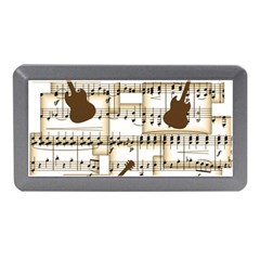 Music Paper Guitars Background Art Memory Card Reader (mini)