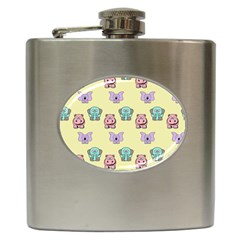 Animals Hip Flask (6 Oz) by nateshop