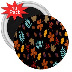 Autumn-flower 3  Magnets (10 Pack)  by nateshop