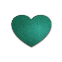 Background-green Rubber Coaster (heart) by nateshop