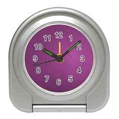 Background-purple Travel Alarm Clock by nateshop