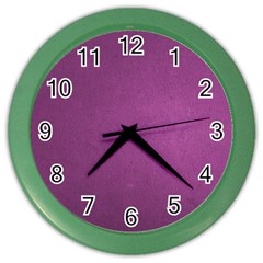 Background-purple Color Wall Clock by nateshop