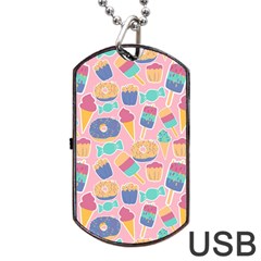 Ice-cream Dog Tag Usb Flash (one Side) by nateshop