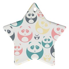 Pandas-panda Star Ornament (two Sides) by nateshop