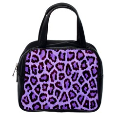 Paper-purple-tiger Classic Handbag (one Side)