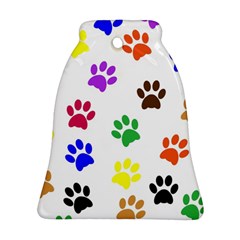 Pawprints Bell Ornament (two Sides)