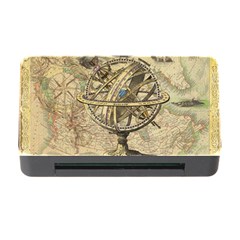 Map Compass Nautical Vintage Memory Card Reader With Cf