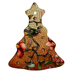 Flower Cubism Mosaic Vintage Ornament (christmas Tree) 