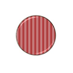 Stripes-red Hat Clip Ball Marker (10 pack)