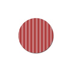 Stripes-red Golf Ball Marker (4 Pack) by nateshop