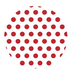 Polka-dots-white Red Pop Socket