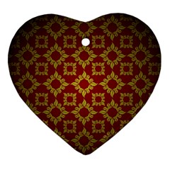 Antique Heart Ornament (two Sides)