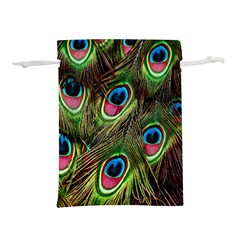 Peacock-army Lightweight Drawstring Pouch (s) by nateshop