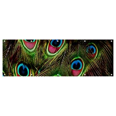 Peacock-army Banner And Sign 12  X 4  by nateshop
