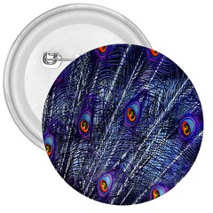 Peacock-feathers-blue 3  Buttons