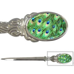 Peacock-green Letter Opener by nateshop