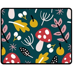 Autumn,mold Double Sided Fleece Blanket (medium)  by nateshop