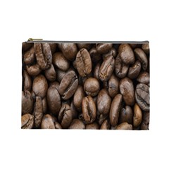 Black Coffe Cosmetic Bag (large)