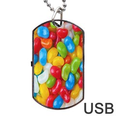 Candy-ball Dog Tag Usb Flash (one Side)