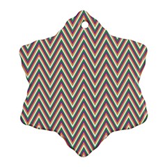 Chevron-gray Ornament (snowflake) by nateshop