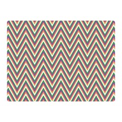 Chevron-gray Double Sided Flano Blanket (mini)  by nateshop