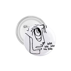 Cartoon Head Talking Drawing Tshrt 1 75  Buttons by dflcprintsclothing