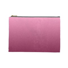 Background-pink Cosmetic Bag (large)