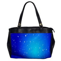 Background-blue Star Oversize Office Handbag