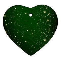 Background-star -green Ornament (heart) by nateshop