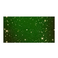 Background-star -green Satin Wrap 35  X 70 
