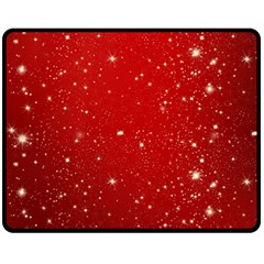 Background-star-red Fleece Blanket (medium)  by nateshop