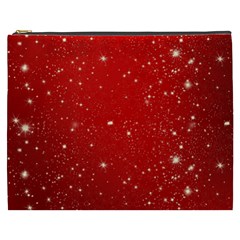 Background-star-red Cosmetic Bag (xxxl) by nateshop