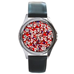 Nicholas Round Metal Watch by nateshop