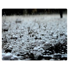  Rain Drops Water Liquid  Double Sided Flano Blanket (medium)  by artworkshop