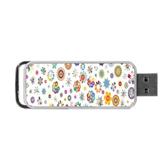  Background Chromatic Colorful Portable Usb Flash (two Sides) by artworkshop