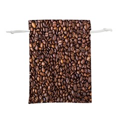 Coffee Beans Food Texture Lightweight Drawstring Pouch (l) by artworkshop